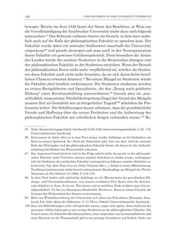 Bild der Seite - 128 - in Die Universität Innsbruck in der Ära der Thun-Hohenstein’schen Reformen 1848–1860 - Aufbruch in eine neue Zeit