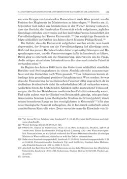 Bild der Seite - 135 - in Die Universität Innsbruck in der Ära der Thun-Hohenstein’schen Reformen 1848–1860 - Aufbruch in eine neue Zeit