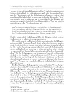 Bild der Seite - 141 - in Die Universität Innsbruck in der Ära der Thun-Hohenstein’schen Reformen 1848–1860 - Aufbruch in eine neue Zeit