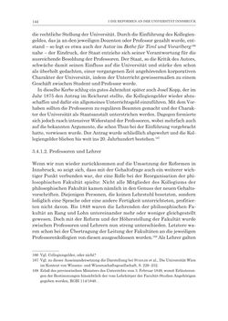 Bild der Seite - 144 - in Die Universität Innsbruck in der Ära der Thun-Hohenstein’schen Reformen 1848–1860 - Aufbruch in eine neue Zeit
