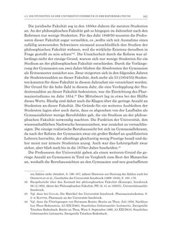 Image of the Page - 161 - in Die Universität Innsbruck in der Ära der Thun-Hohenstein’schen Reformen 1848–1860 - Aufbruch in eine neue Zeit
