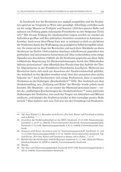 Bild der Seite - 165 - in Die Universität Innsbruck in der Ära der Thun-Hohenstein’schen Reformen 1848–1860 - Aufbruch in eine neue Zeit