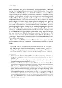 Bild der Seite - 171 - in Die Universität Innsbruck in der Ära der Thun-Hohenstein’schen Reformen 1848–1860 - Aufbruch in eine neue Zeit