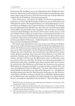 Bild der Seite - 175 - in Die Universität Innsbruck in der Ära der Thun-Hohenstein’schen Reformen 1848–1860 - Aufbruch in eine neue Zeit