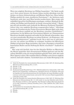 Bild der Seite - 179 - in Die Universität Innsbruck in der Ära der Thun-Hohenstein’schen Reformen 1848–1860 - Aufbruch in eine neue Zeit