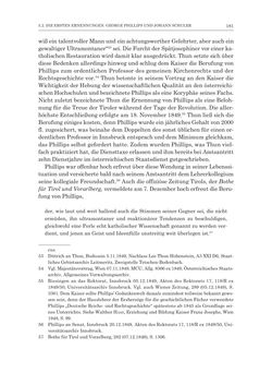 Bild der Seite - 181 - in Die Universität Innsbruck in der Ära der Thun-Hohenstein’schen Reformen 1848–1860 - Aufbruch in eine neue Zeit