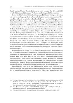 Bild der Seite - 206 - in Die Universität Innsbruck in der Ära der Thun-Hohenstein’schen Reformen 1848–1860 - Aufbruch in eine neue Zeit