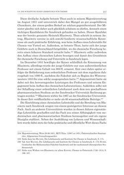 Bild der Seite - 217 - in Die Universität Innsbruck in der Ära der Thun-Hohenstein’schen Reformen 1848–1860 - Aufbruch in eine neue Zeit
