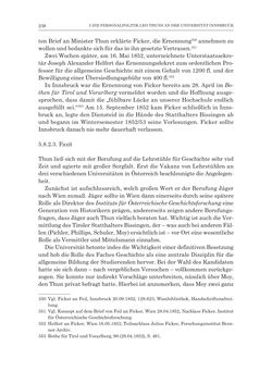 Bild der Seite - 238 - in Die Universität Innsbruck in der Ära der Thun-Hohenstein’schen Reformen 1848–1860 - Aufbruch in eine neue Zeit