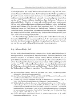 Bild der Seite - 246 - in Die Universität Innsbruck in der Ära der Thun-Hohenstein’schen Reformen 1848–1860 - Aufbruch in eine neue Zeit