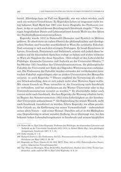 Bild der Seite - 262 - in Die Universität Innsbruck in der Ära der Thun-Hohenstein’schen Reformen 1848–1860 - Aufbruch in eine neue Zeit