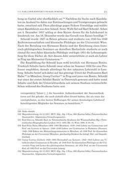 Image of the Page - 271 - in Die Universität Innsbruck in der Ära der Thun-Hohenstein’schen Reformen 1848–1860 - Aufbruch in eine neue Zeit