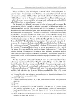 Bild der Seite - 272 - in Die Universität Innsbruck in der Ära der Thun-Hohenstein’schen Reformen 1848–1860 - Aufbruch in eine neue Zeit