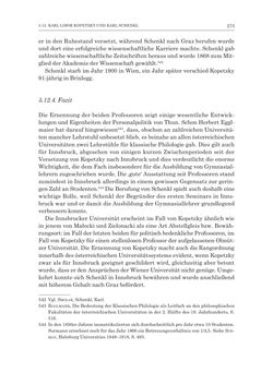 Bild der Seite - 273 - in Die Universität Innsbruck in der Ära der Thun-Hohenstein’schen Reformen 1848–1860 - Aufbruch in eine neue Zeit