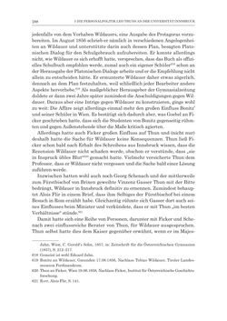 Bild der Seite - 288 - in Die Universität Innsbruck in der Ära der Thun-Hohenstein’schen Reformen 1848–1860 - Aufbruch in eine neue Zeit
