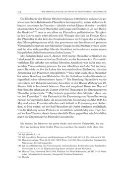 Image of the Page - 314 - in Die Universität Innsbruck in der Ära der Thun-Hohenstein’schen Reformen 1848–1860 - Aufbruch in eine neue Zeit
