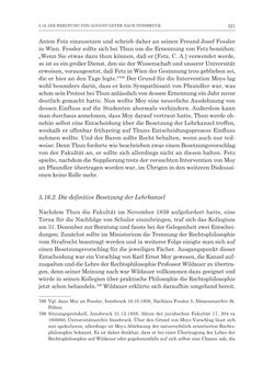 Bild der Seite - 321 - in Die Universität Innsbruck in der Ära der Thun-Hohenstein’schen Reformen 1848–1860 - Aufbruch in eine neue Zeit