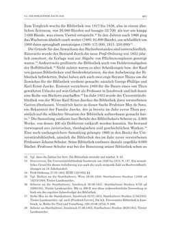 Image of the Page - 407 - in Die Universität Innsbruck in der Ära der Thun-Hohenstein’schen Reformen 1848–1860 - Aufbruch in eine neue Zeit