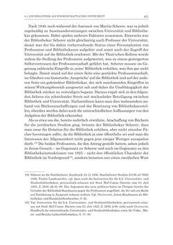 Image of the Page - 421 - in Die Universität Innsbruck in der Ära der Thun-Hohenstein’schen Reformen 1848–1860 - Aufbruch in eine neue Zeit