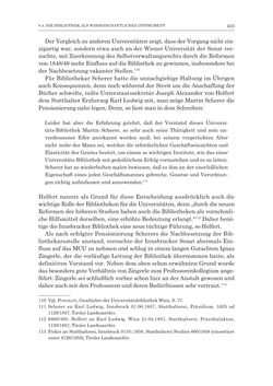Image of the Page - 423 - in Die Universität Innsbruck in der Ära der Thun-Hohenstein’schen Reformen 1848–1860 - Aufbruch in eine neue Zeit