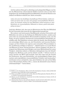 Image of the Page - 424 - in Die Universität Innsbruck in der Ära der Thun-Hohenstein’schen Reformen 1848–1860 - Aufbruch in eine neue Zeit