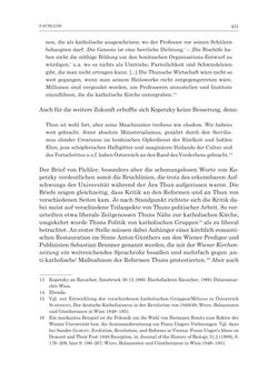 Image of the Page - 431 - in Die Universität Innsbruck in der Ära der Thun-Hohenstein’schen Reformen 1848–1860 - Aufbruch in eine neue Zeit