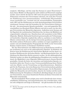 Image of the Page - 447 - in Die Universität Innsbruck in der Ära der Thun-Hohenstein’schen Reformen 1848–1860 - Aufbruch in eine neue Zeit