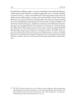 Image of the Page - 452 - in Die Universität Innsbruck in der Ära der Thun-Hohenstein’schen Reformen 1848–1860 - Aufbruch in eine neue Zeit