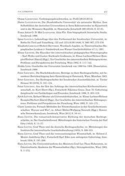 Image of the Page - 477 - in Die Universität Innsbruck in der Ära der Thun-Hohenstein’schen Reformen 1848–1860 - Aufbruch in eine neue Zeit