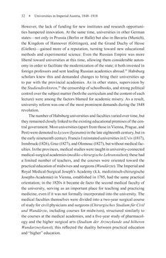 Bild der Seite - 32 - in Universities in Imperial Austria, 1848–1918 - A Social History of a Multilingual Space
