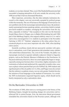 Image of the Page - 37 - in Universities in Imperial Austria, 1848–1918 - A Social History of a Multilingual Space