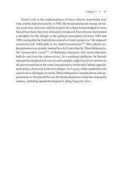 Bild der Seite - 47 - in Universities in Imperial Austria, 1848–1918 - A Social History of a Multilingual Space