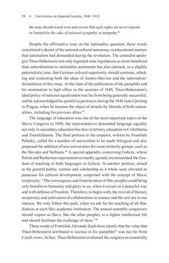 Bild der Seite - 58 - in Universities in Imperial Austria, 1848–1918 - A Social History of a Multilingual Space