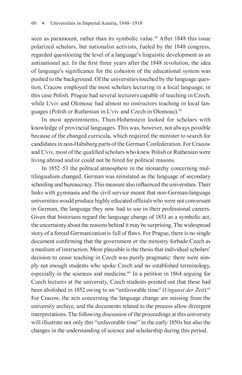 Bild der Seite - 60 - in Universities in Imperial Austria, 1848–1918 - A Social History of a Multilingual Space