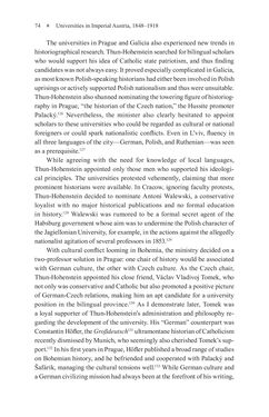 Bild der Seite - 74 - in Universities in Imperial Austria, 1848–1918 - A Social History of a Multilingual Space