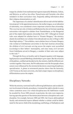 Image of the Page - 125 - in Universities in Imperial Austria, 1848–1918 - A Social History of a Multilingual Space