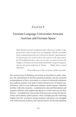 Bild der Seite - 139 - in Universities in Imperial Austria, 1848–1918 - A Social History of a Multilingual Space