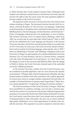 Image of the Page - 186 - in Universities in Imperial Austria, 1848–1918 - A Social History of a Multilingual Space
