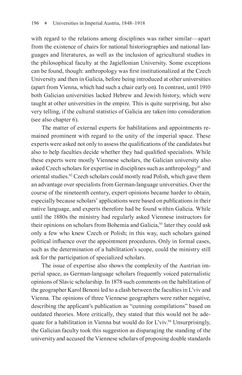 Image of the Page - 196 - in Universities in Imperial Austria, 1848–1918 - A Social History of a Multilingual Space