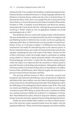 Image of the Page - 214 - in Universities in Imperial Austria, 1848–1918 - A Social History of a Multilingual Space