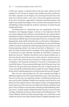 Bild der Seite - 252 - in Universities in Imperial Austria, 1848–1918 - A Social History of a Multilingual Space