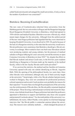 Image of the Page - 256 - in Universities in Imperial Austria, 1848–1918 - A Social History of a Multilingual Space