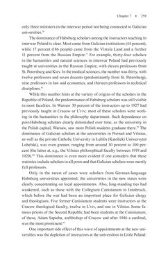 Image of the Page - 259 - in Universities in Imperial Austria, 1848–1918 - A Social History of a Multilingual Space