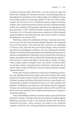 Image of the Page - 261 - in Universities in Imperial Austria, 1848–1918 - A Social History of a Multilingual Space