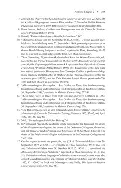 Image of the Page - 305 - in Universities in Imperial Austria, 1848–1918 - A Social History of a Multilingual Space