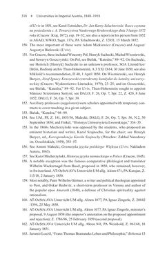 Bild der Seite - 318 - in Universities in Imperial Austria, 1848–1918 - A Social History of a Multilingual Space