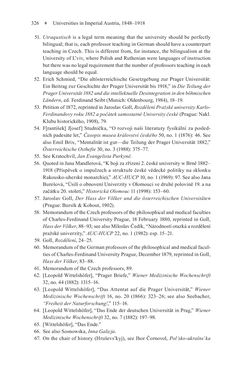 Image of the Page - 326 - in Universities in Imperial Austria, 1848–1918 - A Social History of a Multilingual Space