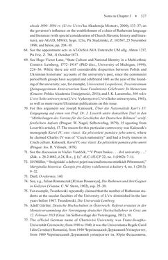 Image of the Page - 327 - in Universities in Imperial Austria, 1848–1918 - A Social History of a Multilingual Space