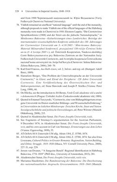 Image of the Page - 328 - in Universities in Imperial Austria, 1848–1918 - A Social History of a Multilingual Space