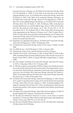 Image of the Page - 332 - in Universities in Imperial Austria, 1848–1918 - A Social History of a Multilingual Space